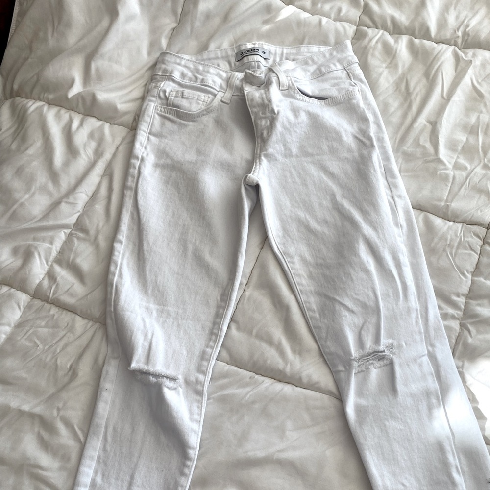 White skinny jeans - 02 Demin